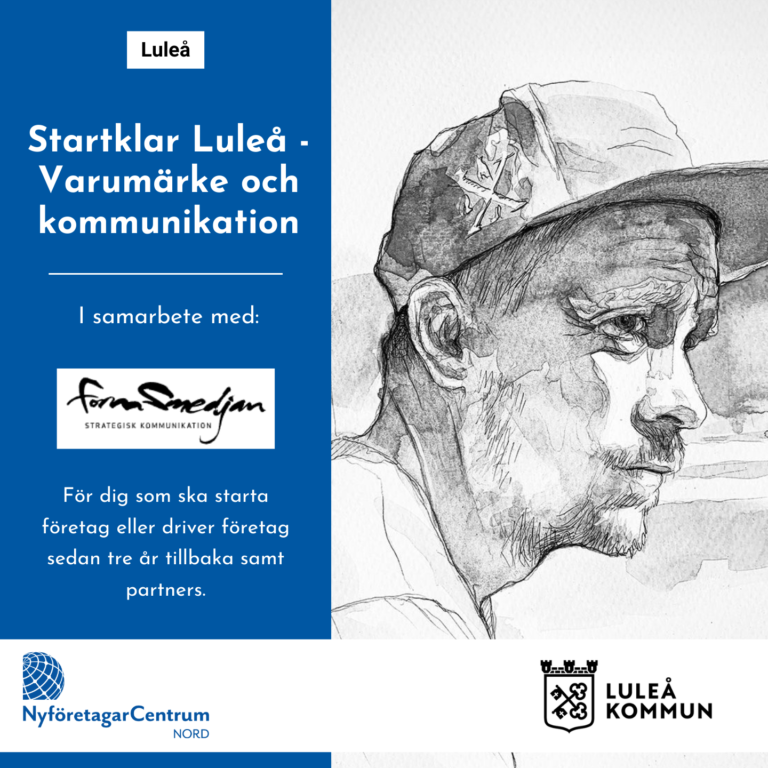 Läs mer om artikeln 10/4 Startklar Luleå – Varumärke och kommunikation