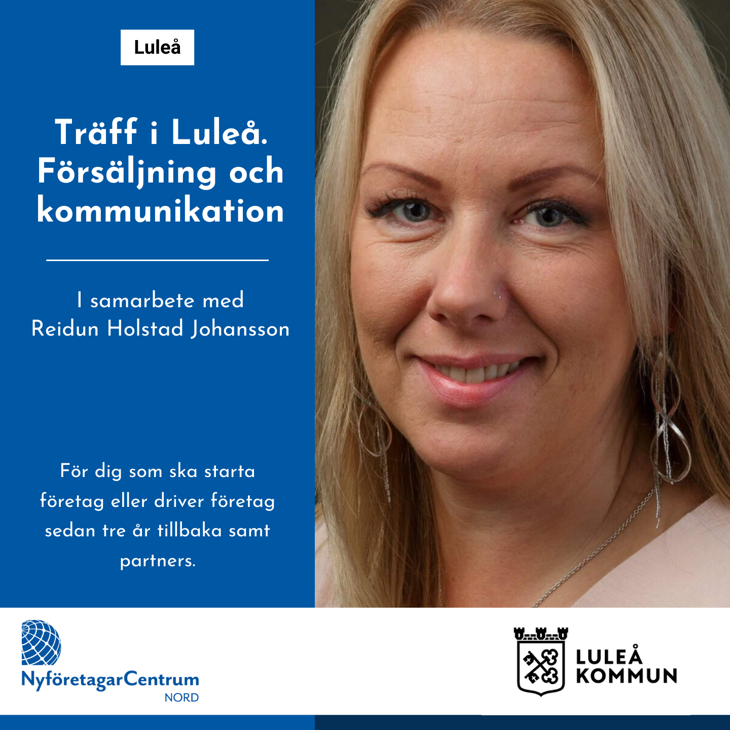 Du visar för närvarande 27/5 Träff i Luleå. Tema: Försäljning och kommunikation