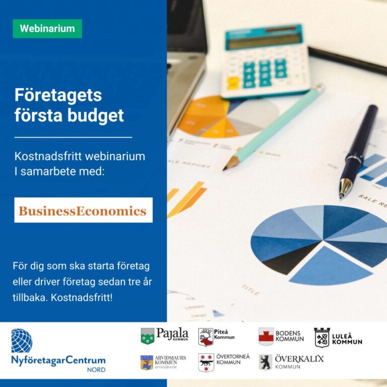 Läs mer om artikeln 2024-09-10 – Företagets första budget – Webinarium