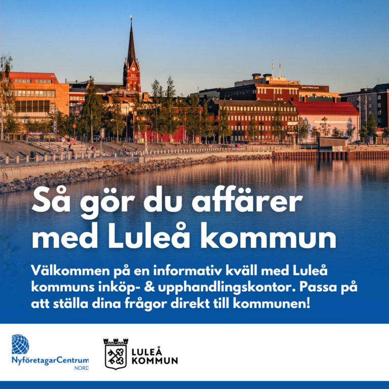 så gör du affärer med Luleå kommun